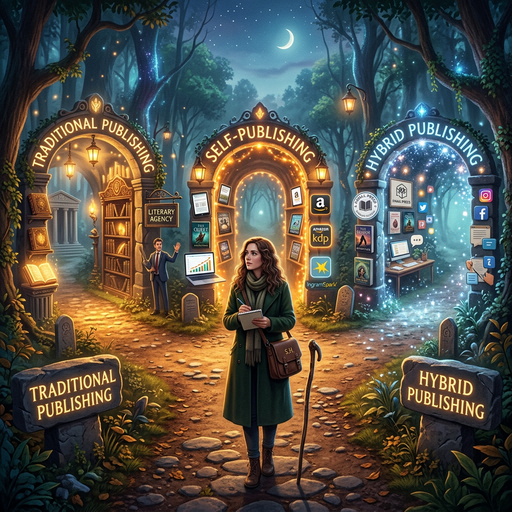 Traditional vs. Self-Publishing vs. Hybrid Publishing